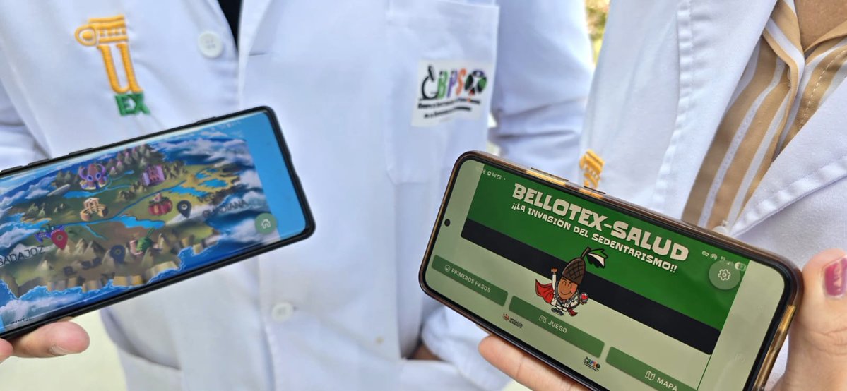 RTVE_Ext's tweet photo. 👩‍👩‍👦350 familias extremeñas participan en #BellotexSalud

🍎Una iniciativa de @UExDivulga que busca reducir la obesidad infantil 🧑‍💻de manera divertida

🎙️Entrevista a los profesores Julio Carmona y Francisco Rodríguez @eenfermeria

📻13.40h @MediodiaRNE 

🎧https://t.co/GdqXxV7PiG https://t.co/MRdeN9QknO