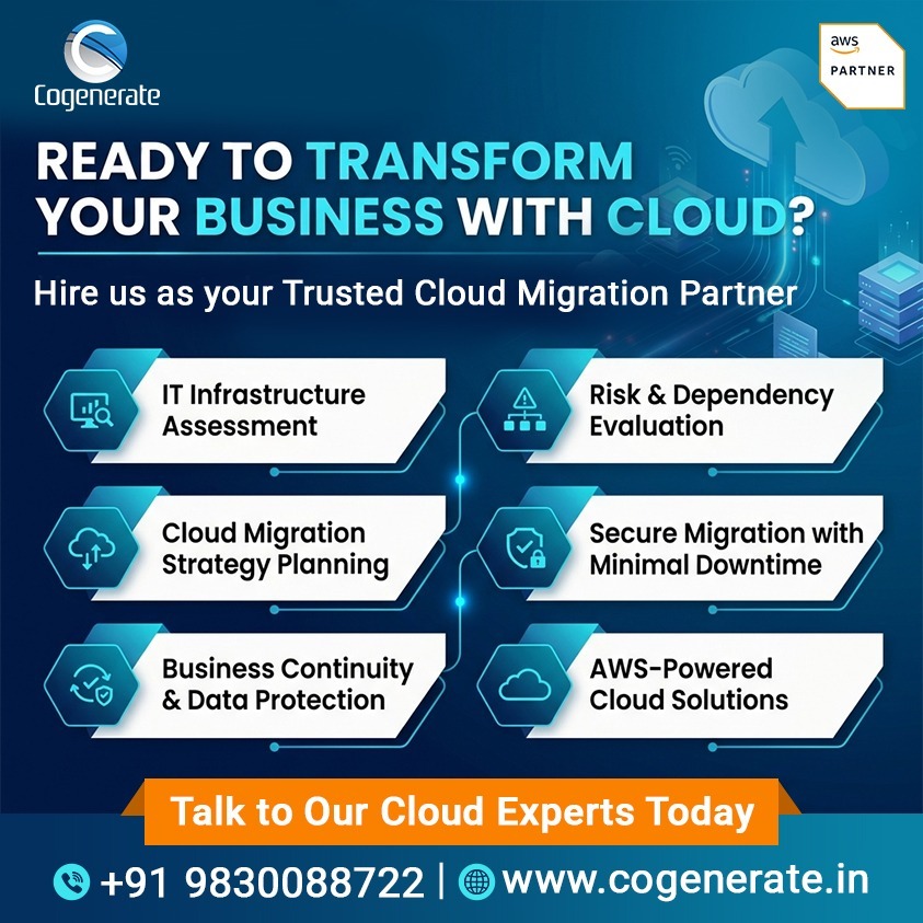 cogeneratetech's tweet photo. #CloudMigration #CloudSolutions #AWSPartner   #ManagedServices #Cogenerate

Still relying on outdated infrastructure?
It’s time to move smarter, faster, and more securely with Cogenerate.

Check out this post:https://t.co/RY1uQJOdqD

📞 +91 9830088722
 🌐 https://t.co/Olm7sJCVMT https://t.co/lAZ5EiExby