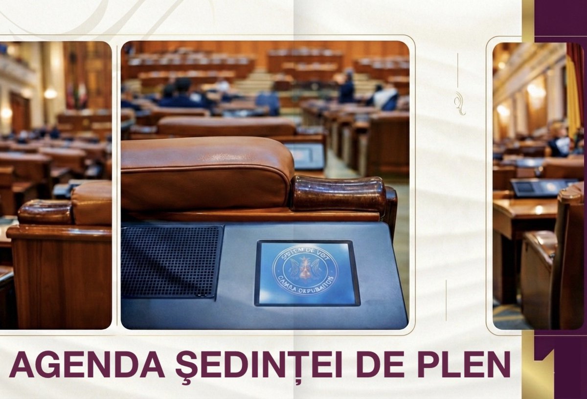 cdep_ro's tweet photo. Ordinea de zi a ședinței de plen

Plenul Camerei Deputaților dezbate proiecte legislative aflate în diferite etape ale procedurii parlamentare.

⏰ 11:30 — Vot final

🔗 Ordinea de zi completă: https://t.co/XpBRATOdEW

#CameraDeputatilor #plen #Parlament https://t.co/TDP2aCd57I