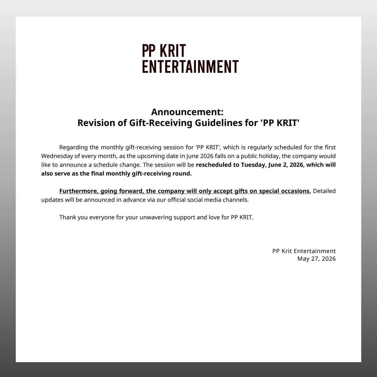 PP Krit Entertainment tweet media