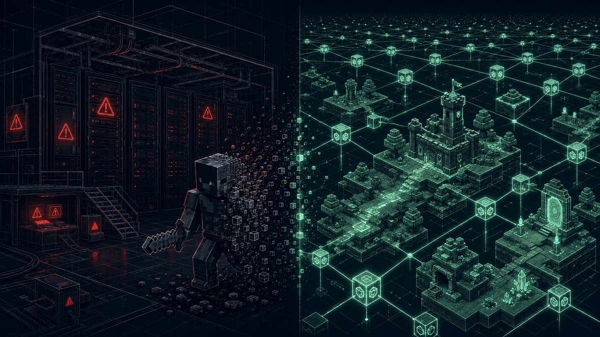 LocusChain's tweet photo. ⚠️One server shutdown notice
and the character you spent 10 years building is gone.

That’s not just a game problem.
It’s a structural problem.

🎮Games shouldn’t disappear when servers do.

🌐 Locus GameChain is building a world where games can live beyond centralized servers.

#LocusChain #GameChain #BlockchainGaming #Web3Gaming #GameInfrastructure