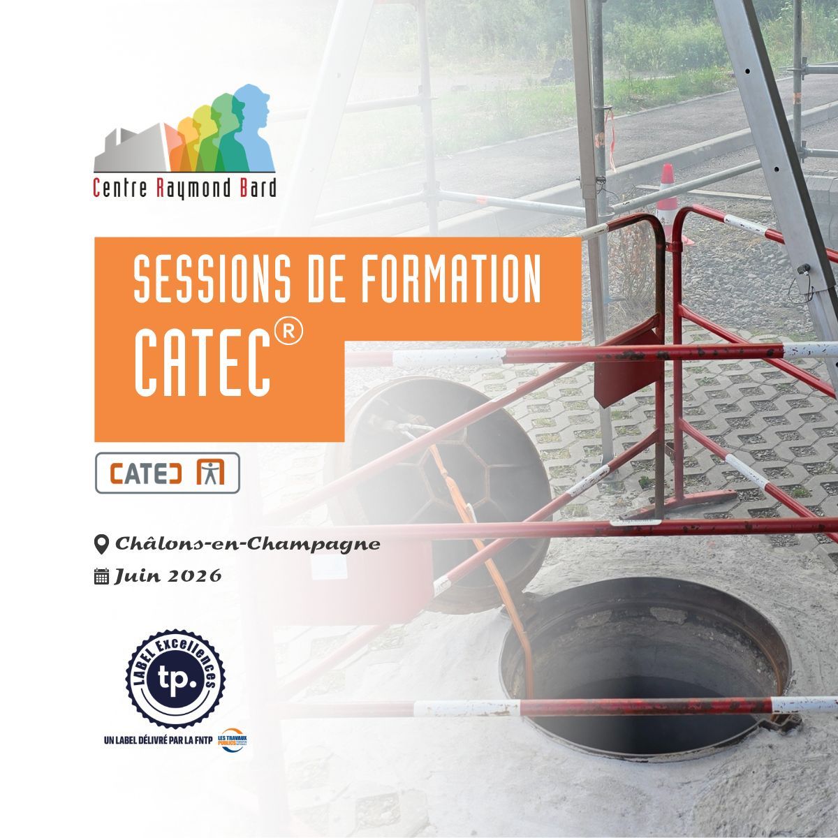 BardFormations's tweet photo. 🛠️ Session CATEC en juin à Châlons-en-Champagne

📆 Prérequis et CATEC
→ du 9 au 10 juin 2026

📞 Infos &amp; inscriptions : Audrey Roussinaud – 03 26 26 68 40
✉️ audrey.roussinaud@centre-raymond-bard.fr

#CATEC #SécuritéChantier #PréventionBTP #FormationProfessionnelle https://t.co/N7xovvgMG9