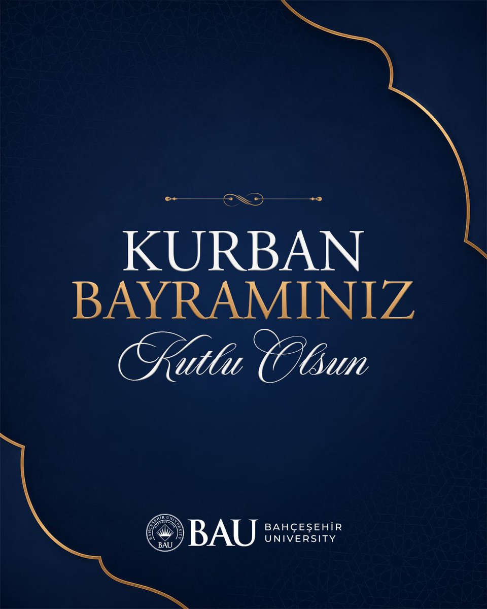 Bahcesehir's tweet photo. Birlikte olmanın değerinin hissedildiği, yüzlerin gülümsediği ve kalplerin sevgiyle ısındığı nice güzel bayramlar diliyoruz. Kurban Bayramınız kutlu olsun. 🌙 https://t.co/CugXKHU1Ol