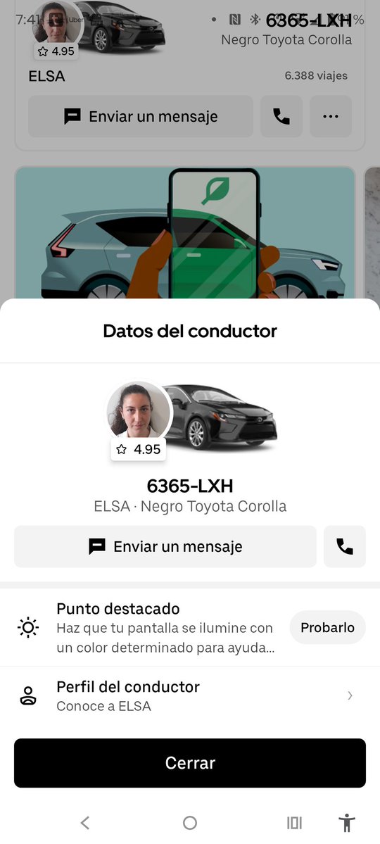 Capribaby1's tweet photo. @Uber hola, ésta persona no viene. Ya he pagado y necesito llegar al trabajo. https://t.co/P9oqyb9pyX
