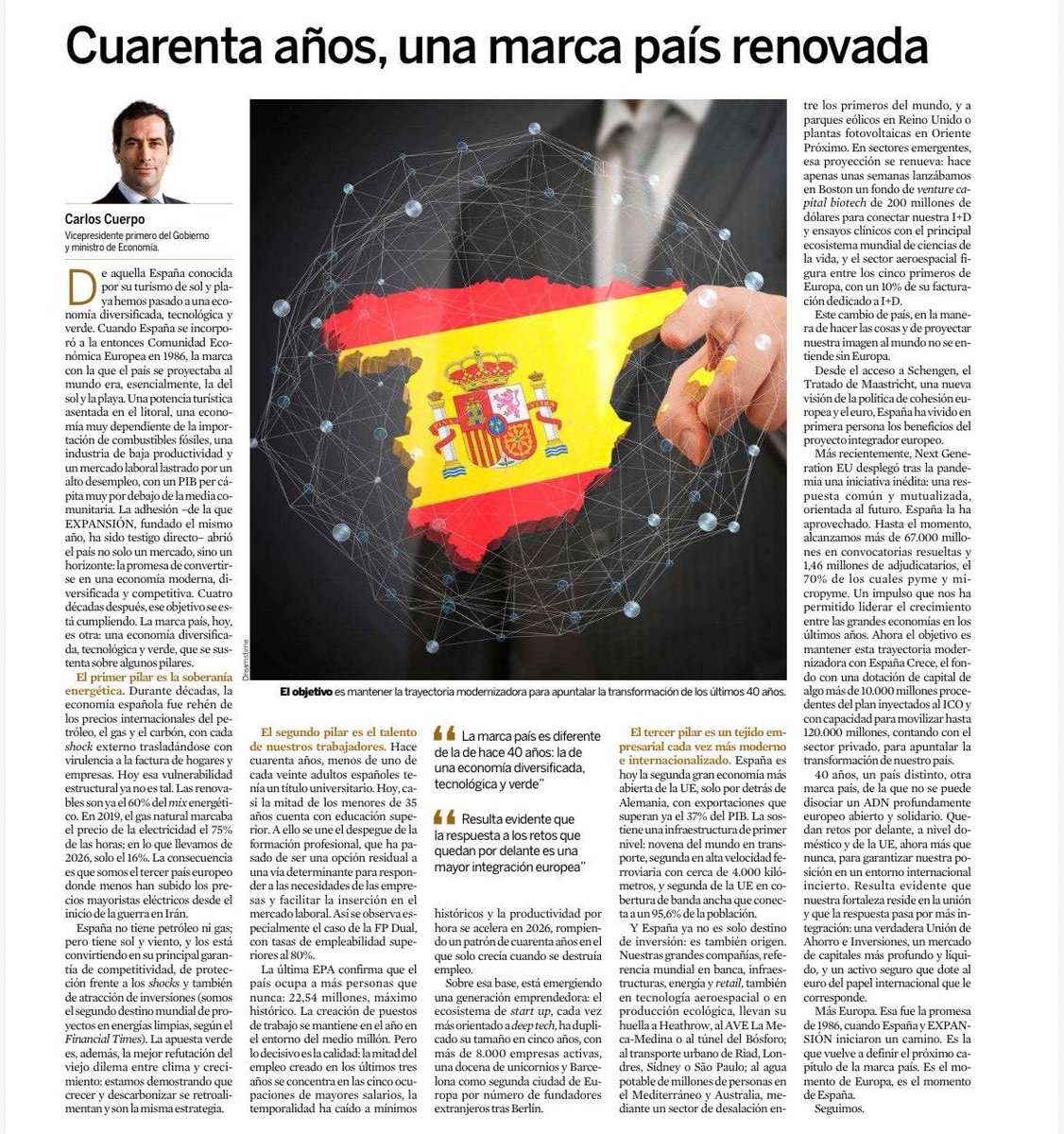 Carlos Cuerpo tweet media