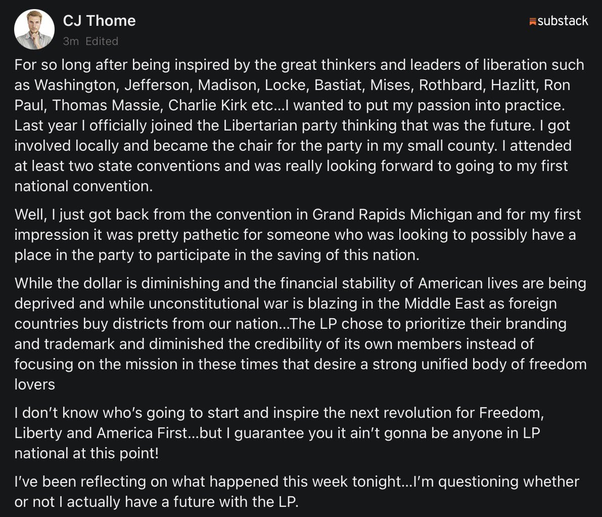 CJ Thome tweet media