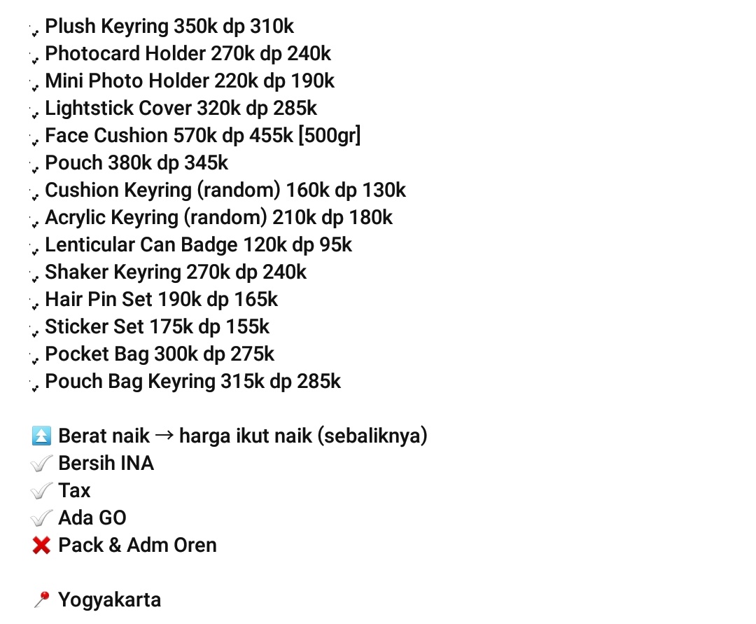 krustytrust's tweet photo. @choiniikeu yuk sini ka mumpung restock dan sudah ada temen ongkir yuk, ada go dom jogja https://t.co/DYT2yBl2Na https://t.co/r82TDDjWAF