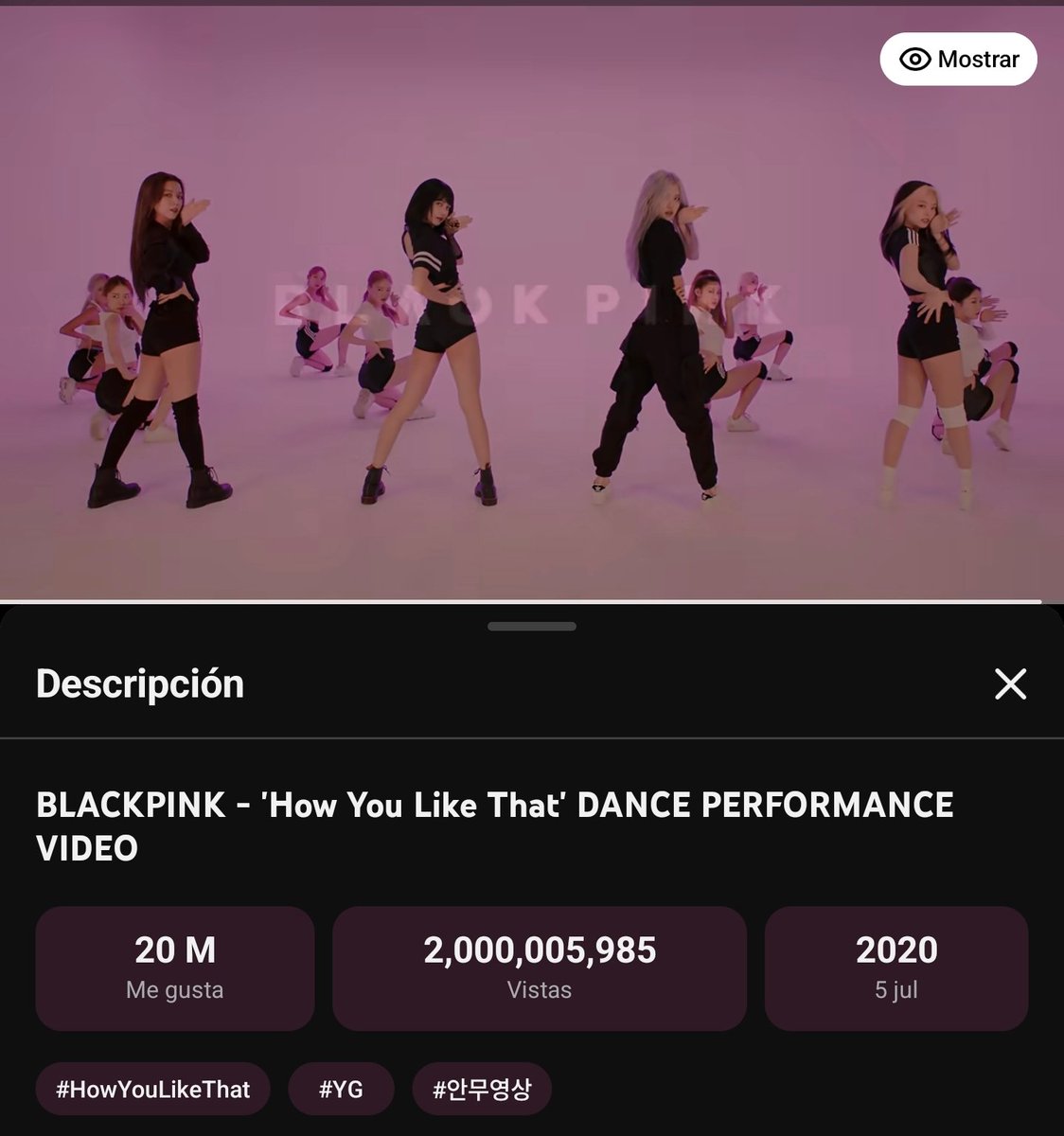 MauricioMo43917's tweet photo. #BLACKPINK logra 2 mil millones de reproducciones en @YouTube de su video Dance Performance de #HowYouLikeThat.
#BLINK #Jennie #ROSÉ #Lisa #Jisoo
@BLACKPINK @ygofficialblink https://t.co/yMBQkUizME