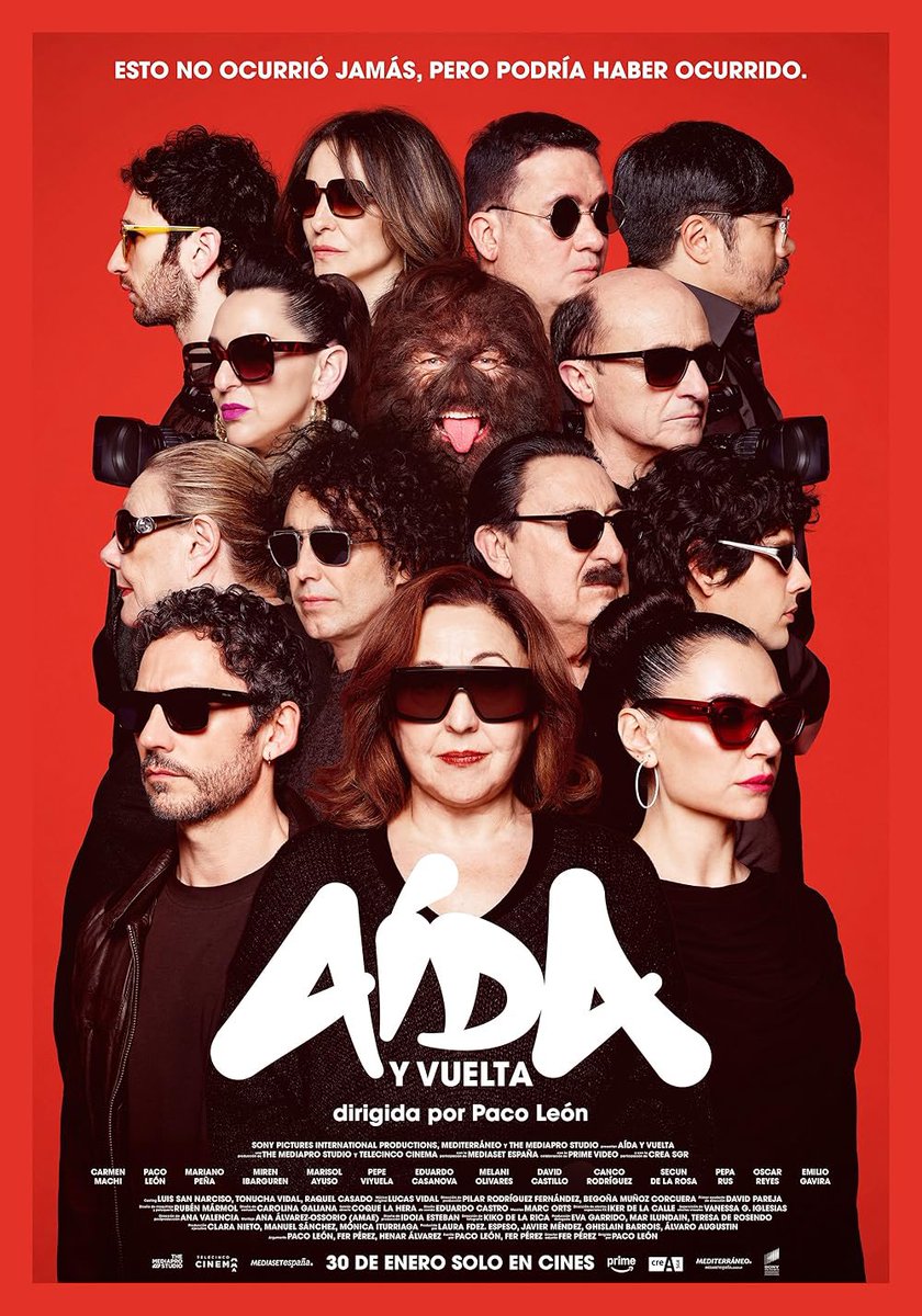 PepPrieto's tweet photo. La meva recomanació a @elmonarac1: “Aída y vuelta”. La pel·lícula basada en la popular sèrie és un intel·ligent i divertit joc de metaficció que reivindica la necessitat de la irreverència en temps de correcció política. El repartiment, impagable. A Amazon https://t.co/YQ5tSPUQnc
