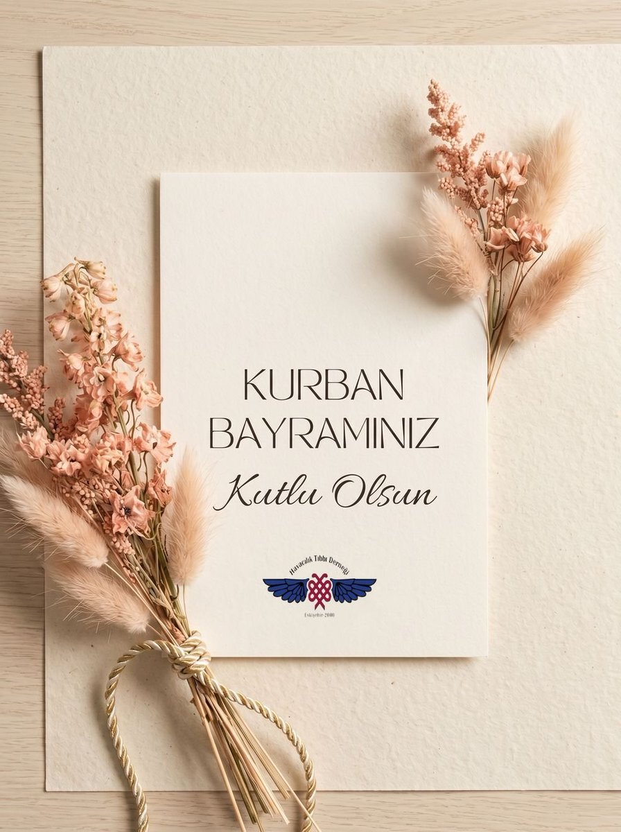 hvtd's tweet photo. Havacılık Tıbbı Derneği olarak, değerli üyelerimizin ve ailelerinin Kurban Bayramı’nı en içten dileklerimizle kutluyor; sağlık, huzur ve mutluluk dolu nice bayramlar diliyoruz.

Sevgi ve Saygılarımızla,

Havacılık Tıbbı Derneği
Yönetim Kurulu https://t.co/9YDDOJHSlE
