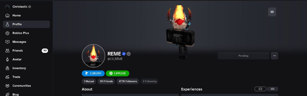 DevChrisOnTop's tweet photo. @ReflexMetal Congrats I also added btw 👀🤞 https://t.co/lCJneEtveW