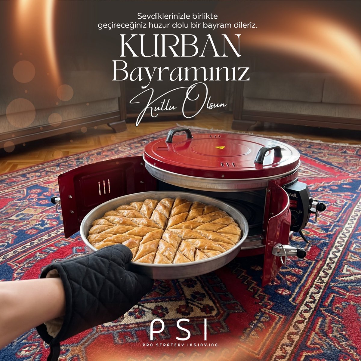 ProStrateji's tweet photo. Sevdiklerinizle bir arada, sağlık ve mutluluk dolu nice bayramlara ✨
Kurban Bayramınız kutlu olsun. https://t.co/a5CRvOKeY4