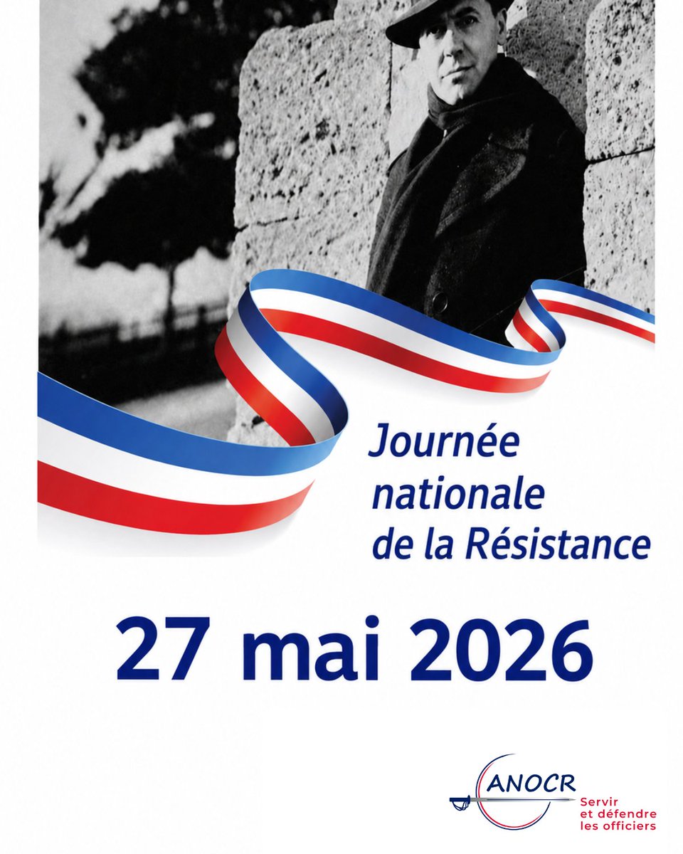 AnocrNational's tweet photo. Le 27 mai est la Journée nationale de la Résistance. C’est l’occasion de transmettre la mémoire de la Résistance et à faire vivre l’esprit de défense de la nation. https://t.co/1XeMbBkLpa
