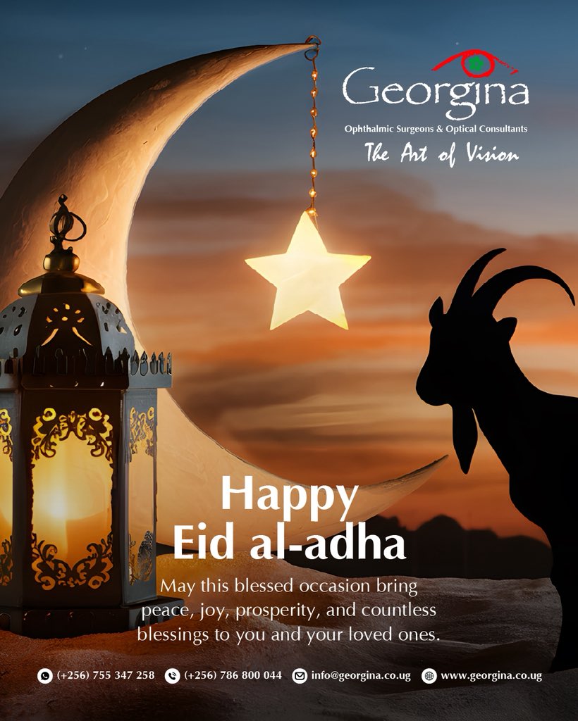 GeorginaOptical's tweet photo. Happy Eid to our Moslem fraternity. Eid Mubarak✨
#seethedifference
#GeorginaEyeClinic #MothersAndEyeHealth #FamilyEyeHealth #HealthyVisionMonth #FamilyEyeScreening. https://t.co/OT954xOhzv