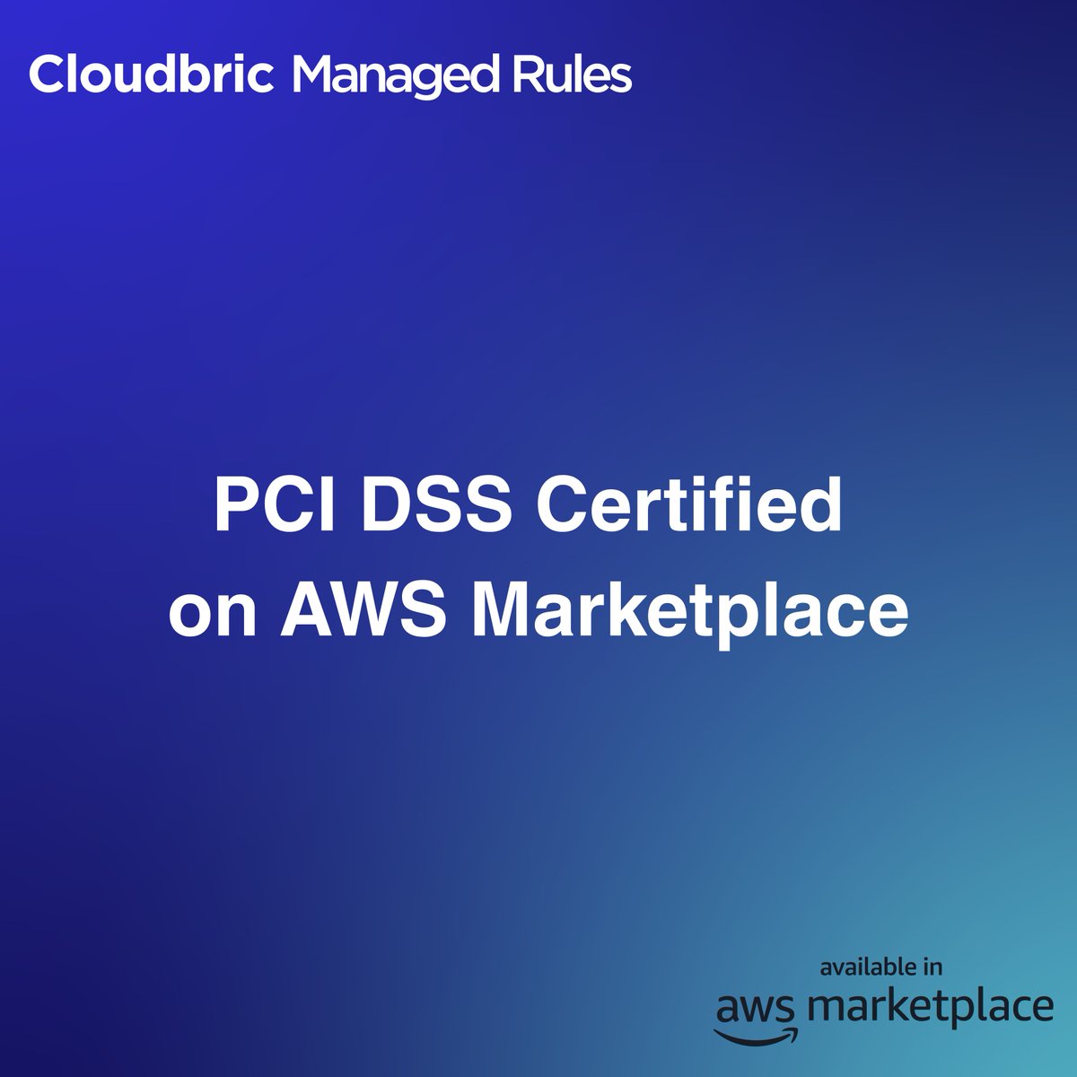 cloudbric's tweet photo. Cloudbric Managed Rules is now PCI DSS certified on AWS Marketplace!🙌

🛒Link:
https://t.co/b6mY4nHKIN https://t.co/hxmvHL5mbi