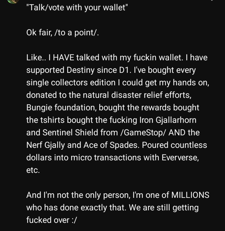 UpliftingGuard's tweet photo. Ive seen a lot of people talking about @EliasToufexis's statement about Marathon in the past few days &amp; much as I HATE how things have gone I do in a sense agree.
If Marathon fails, Bungie as a whole is at major risk, then no possibility for D3

I will say though (thoughts below) https://t.co/QAaiwEaZ8z