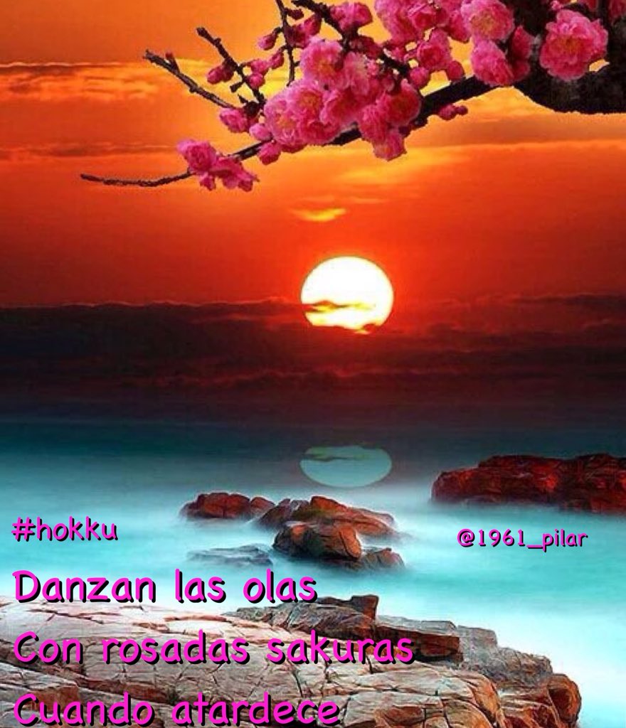 1961_pilar's tweet photo. Un nuevo amanecer ¡Buenos días!

Danzan las olas...

~hokku~

#LYF15  #VAFlorDePiel https://t.co/o1qZOsoBgu