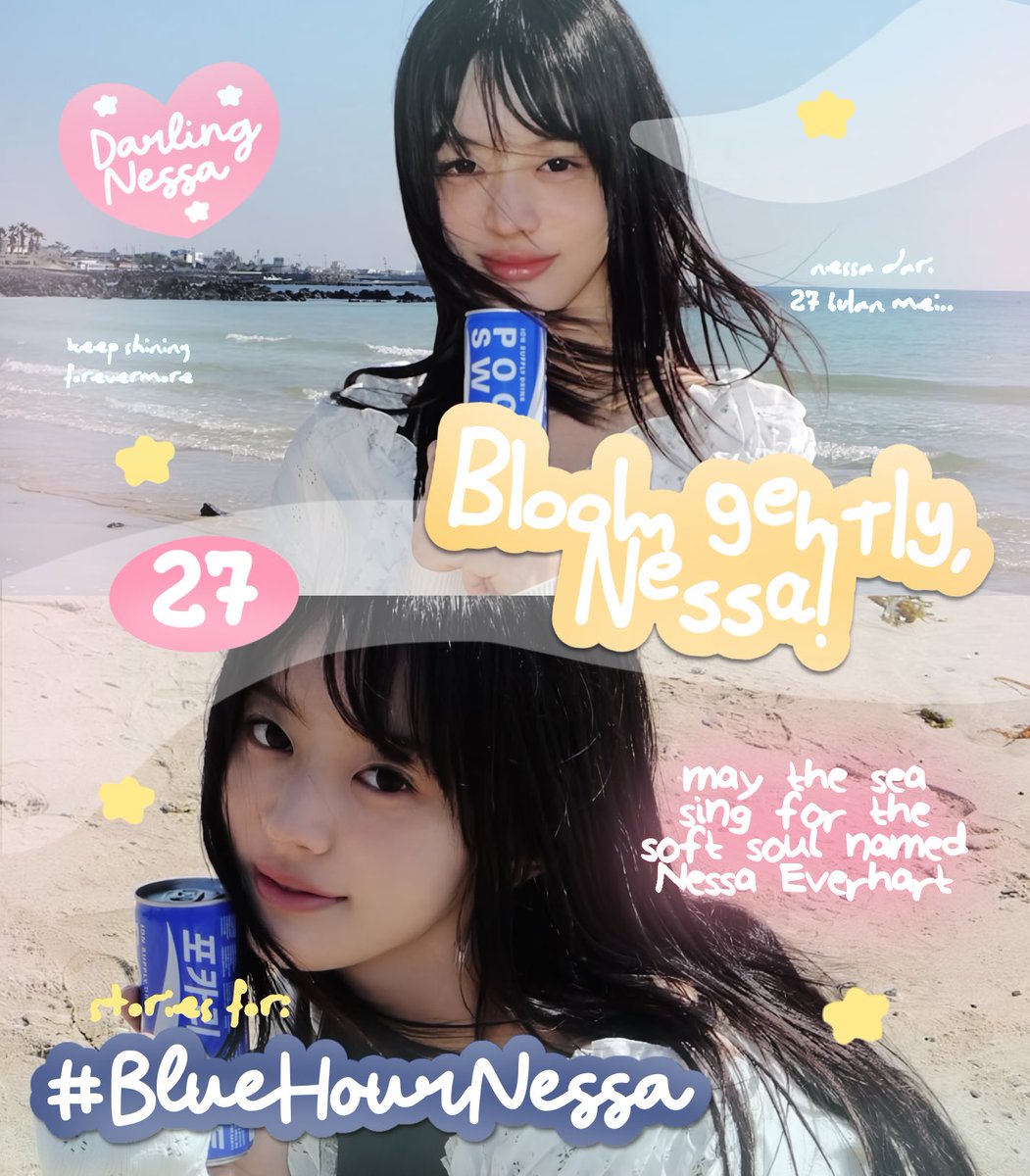 chaodtic's tweet photo. Help repost GA? Thanks!

Another year of Nessa @thursdaycall being amazing! Happy birthday to our dearest girl ♡ To make this day even more special, there will be FREE 28 LAYOUT READY STOCKS today! Check ALT &amp; replies! ⭐️ #BlueHourNessa

🥨 By rep
👒 dari sekarang - rsnya abis https://t.co/QOcG83Cdrs