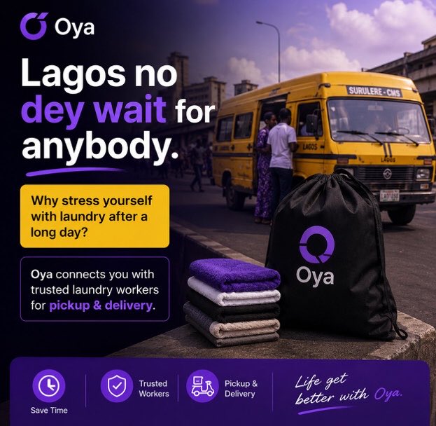 OYA_global's tweet photo. Need a laundry service… Oya is a new project that gets online laundry delivery services in a jiffy. Stay tuned up, like, retweet, and follow for more updates https://t.co/x3F0UrQcBm