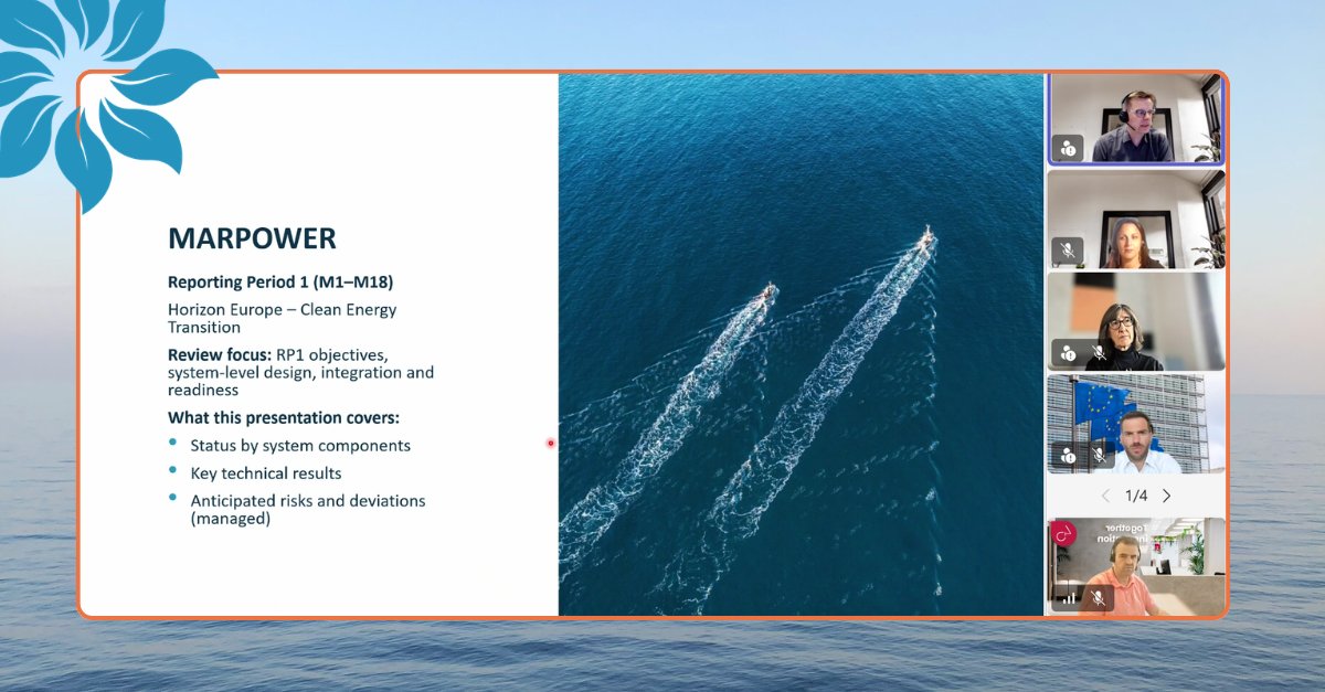 MARPOWERproject's tweet photo. 📍 #MARPOWER_EU successfully held its Review Meeting for Periodic Report 1 after the project’s first 18 months.

🚢 Thanks to all partners and the Project Officer for the valuable discussions on advancing sustainable #Maritime energy solutions.

⚓ https://t.co/spBezh9Tr5 https://t.co/U0aXrhAmfI