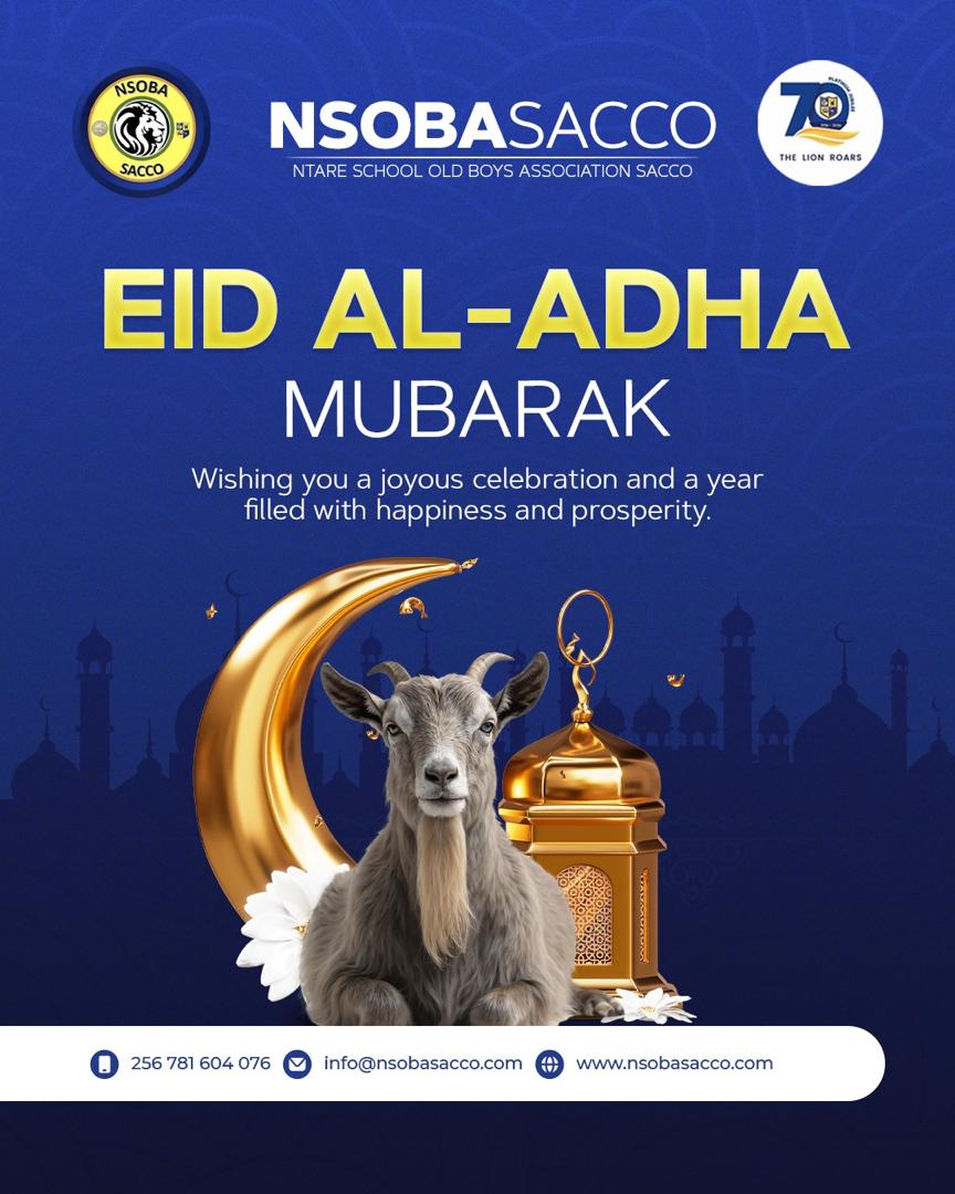 NsobaSacco's tweet photo. Eid Mubarak from NSOBA Sacco to you !!! https://t.co/RVj6gCStE8