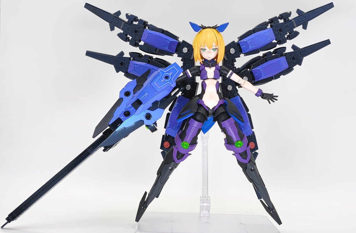 emuesuxx's tweet photo. クリエイターズワークス投稿しました
ティアーシャのフォームチェンジをイメージして作成しました
ジト目可愛い

武装がメインなのでオリジナルカラーで色んなシスターに装備させてみて欲しいですね

#30MLクリエイターズワークス
#30ML
#30MS https://t.co/woMGQaAwAZ