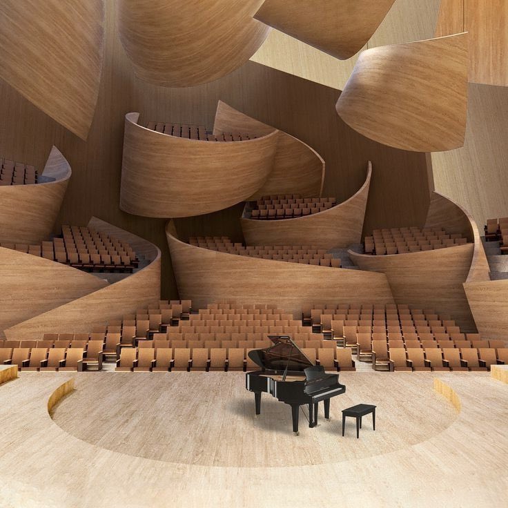 gomezdetejada's tweet photo. Concert hall,  Lihan Jin.

Según el propio autor, el proyecto explora la profunda interacción entre arquitectura y música, profundizando en cómo la esencia intangible del sonido puede traducirse en una experiencia arquitectónica tangible. 

El diseño se inspira en el concepto de «tensión» (una fuerza dinámica intrínseca a ambas disciplinas) que actúa como puente entre sonido y estructura.
https://t.co/7s5idpi35R