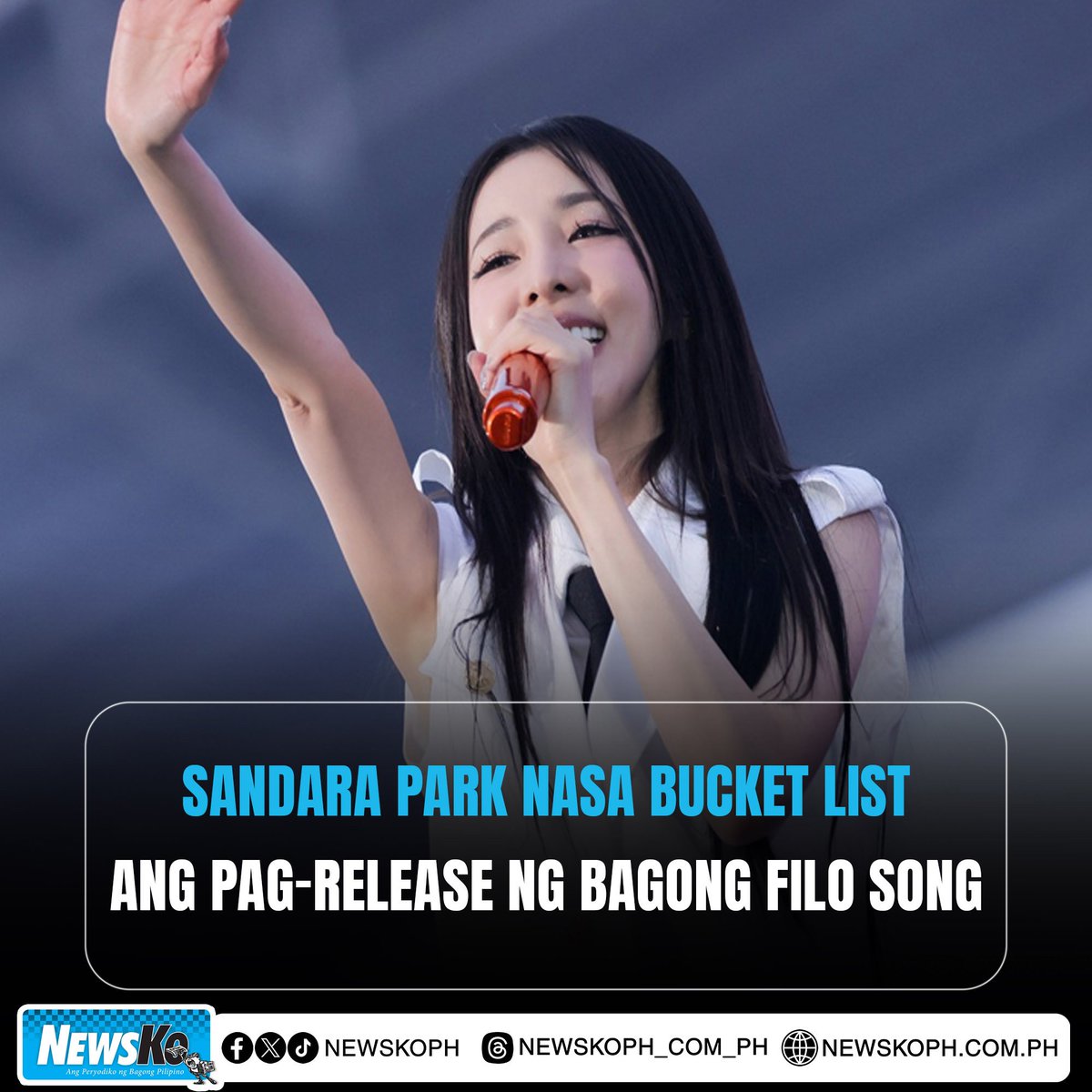 NewsKoPH's tweet photo. Nasa bucket list ni Sandara Park na makapag-release ng Filipino songs.

BASAHIN: https://t.co/99vDeO396b https://t.co/5sc0pJHhsj