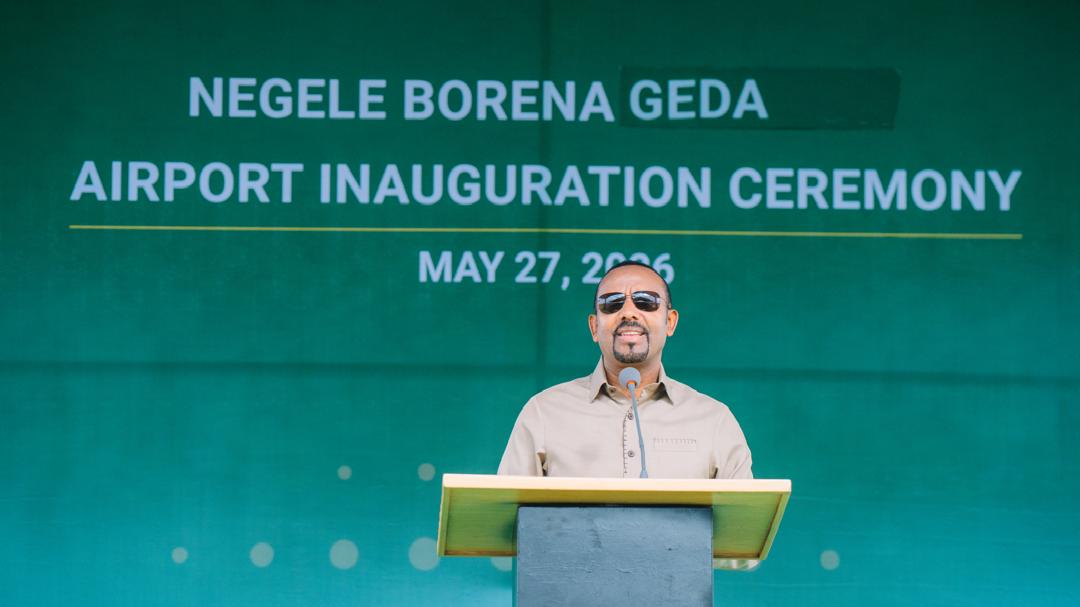 AbiyAhmedAli's tweet photo. Today, we officially inaugurate the new Negele Borena Geda Airport, and Ethiopian Airlines’ 24th domestic destination. Built to host advanced aircraft like the Boeing 737 Max, this modern station will immediately launch three weekly flights to catalyse local commerce, cross-border trade, and tourism. Every new runway we build bridges a gap, unlocks regional economic potential, and brings our people closer together. Our national flag carrier and pride of Africa now in its 80th year is indeed “The New Spirit of Africa!”