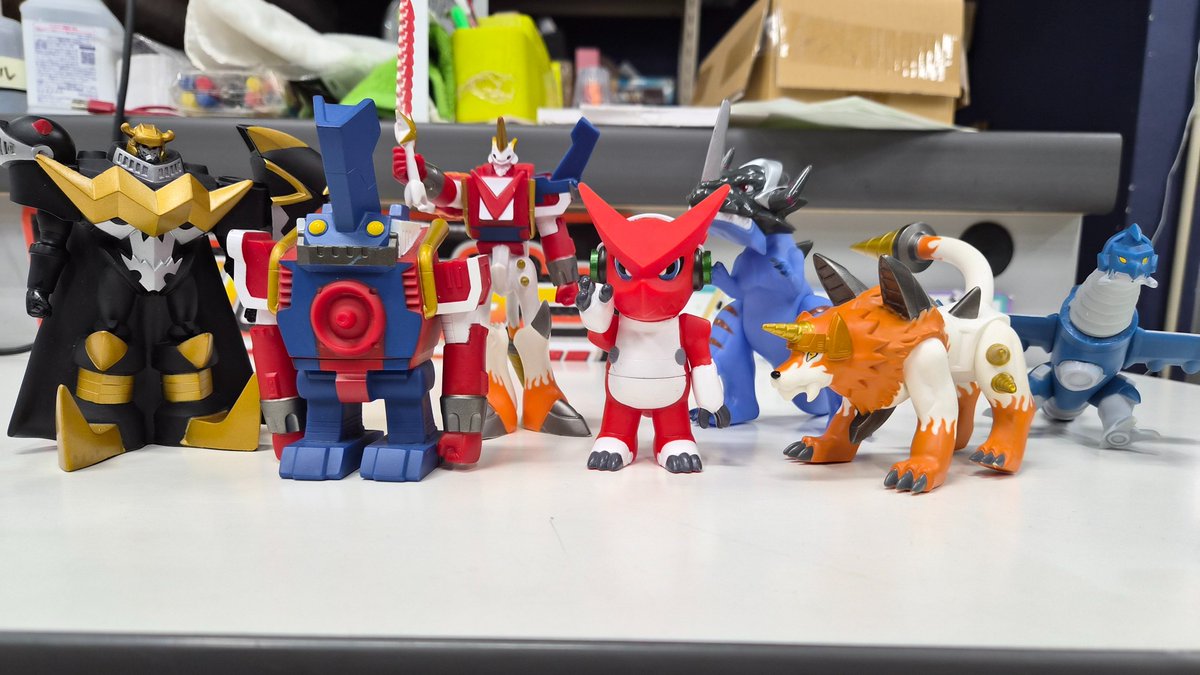 デジモンクロスウォーズのソフビ、タグ無し中古買取させて頂きました