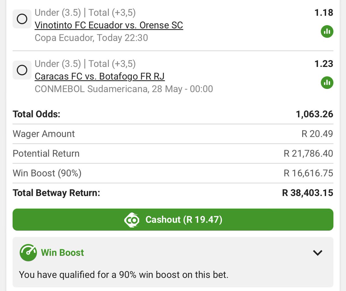 LindaIzKing's tweet photo. Unders Goals ⚽️

26 games | 1063 odds 

BW58BF5B6B

Sign up here 🔗 https://t.co/xKhzwGqpmL

Sign up code: LindaKing

#Betway ⚫️ Let’s get it 🍏 https://t.co/16poOiMnVP