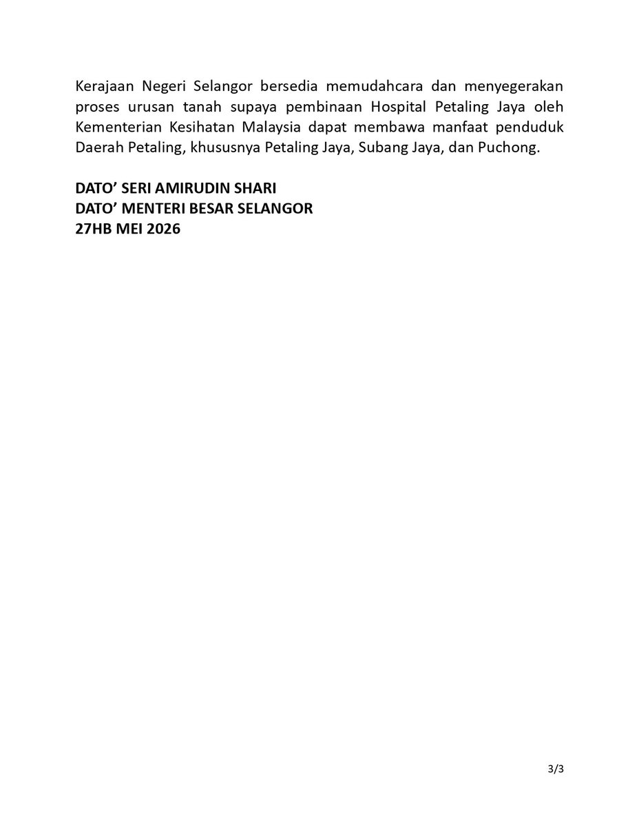 Amirudin Shari tweet media