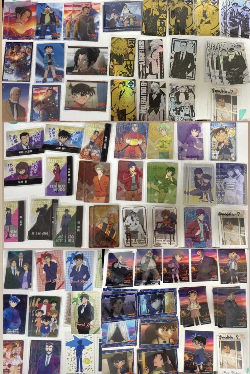 modalu_7's tweet photo. コナン　交換　

求→画像1 、2
服部平次 ＞沖田＞松田＞メガネなし羽田
所持済みの物はお断りする場合がございます

譲→3〜6

#コナン　#カード　#紙類　#交換　

できれば2枚〜
郵送交換希望です。よろしくお願いします！ https://t.co/rdeiEpim2S