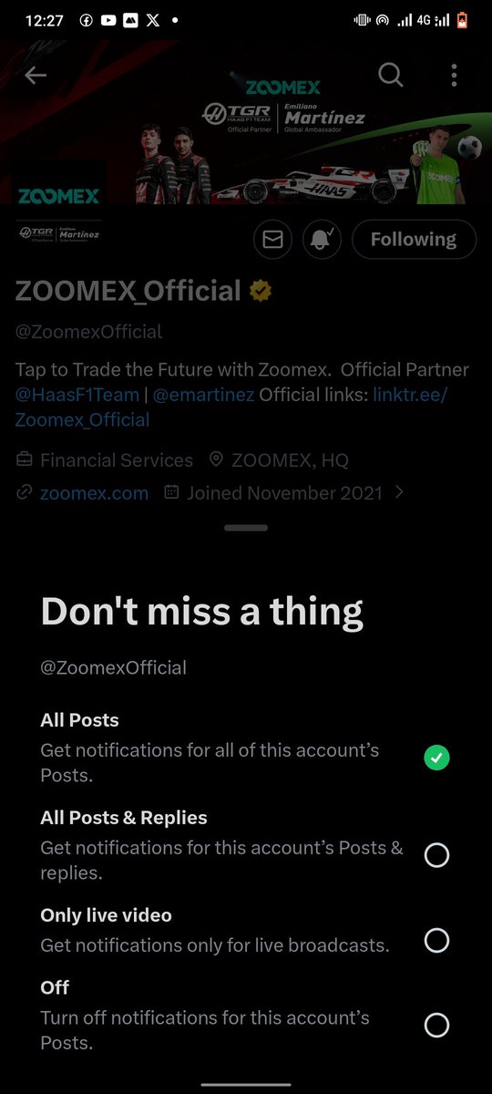 JaceyCrypto's tweet photo. @ZoomexOfficial My answer is - prediction Market 

Zoomex keeps getting better and better 🔥 Smooth trading experience, fast execution, and a community that actually feels active. Excited to see what’s coming next 🚀

#Zoomex https://t.co/4HU2HQeDjh