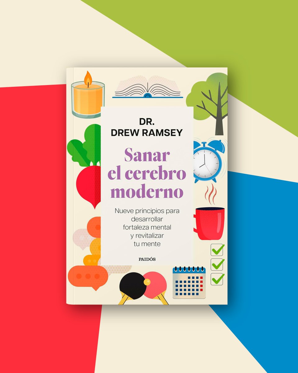 EdicionesPaidos's tweet photo. En SANAR EL CEREBRO MODERNO, Drew Ramsey propone una mirada integral sobre la salud mental, uniendo ciencia, hábitos y bienestar. Una guía para comprender mejor el cerebro y afrontar los desafíos de la vida contemporánea. https://t.co/kbgp7MSdDb https://t.co/vBcjQl2VWt