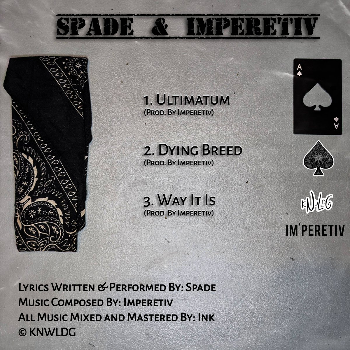 SpadeTheShadow's tweet photo. This Friday. No more half measures. ♠️Ultimatum (Prod. By @imperetiv  ) drops everywhere. This track is part of a compilation with the other songs me and Imperetiv have done together. Make sure you have it presaved! https://t.co/Hhs4jWpTpk #newmusic #undergroundhiphop #dopeshit https://t.co/JS5PZxXTCC