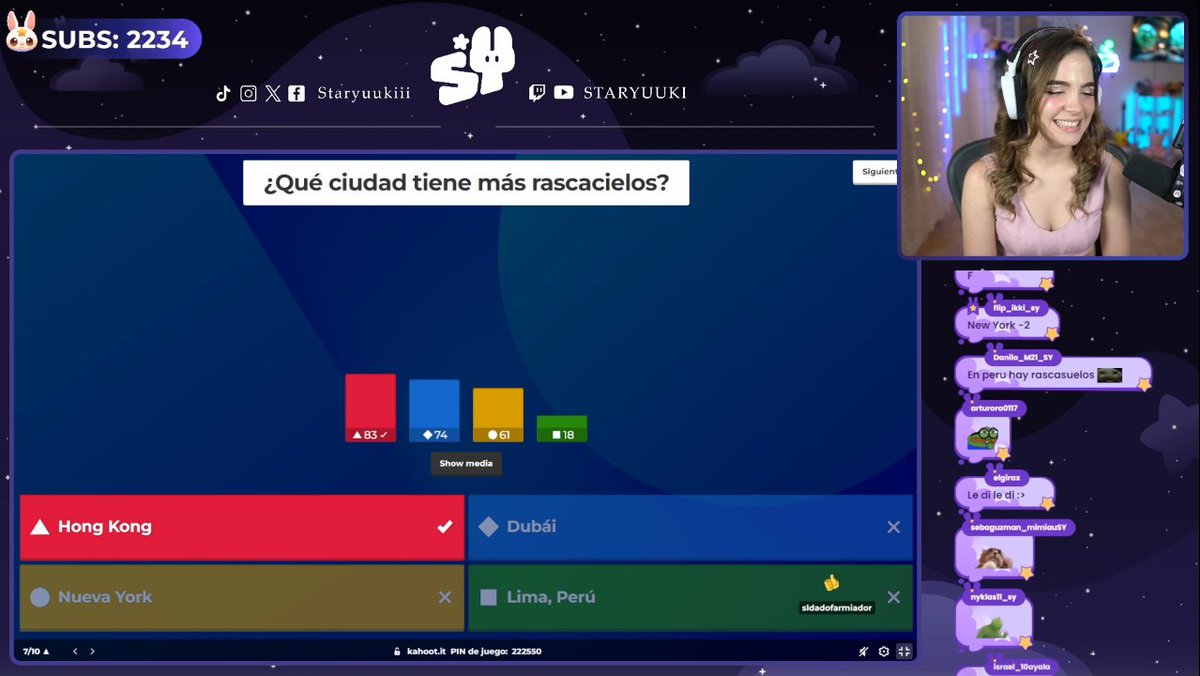 Padilla_Sy's tweet photo. Buen stream de @staryuukiii 💫
✨Hubo charlas
✨Wii sports
✨Kahoot
✨Tomodachi life

Linda noche ❤️ https://t.co/j8nSZBHQwB