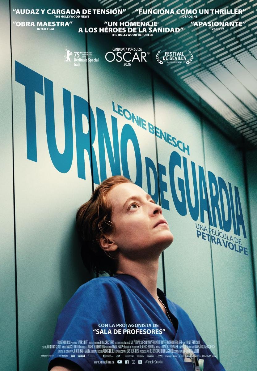 cine_taquillas's tweet photo. Vista #TurnoDeGuardia
Gran película suiza que representa muy bien el tema de la enfermería. Cumple el propósito de estresarte, es una hora y media sin descanso xD. La actriz protagonista hace un gran papel. Muy recomendable
Nota: 8.5/10 https://t.co/7MuoJ6AASa