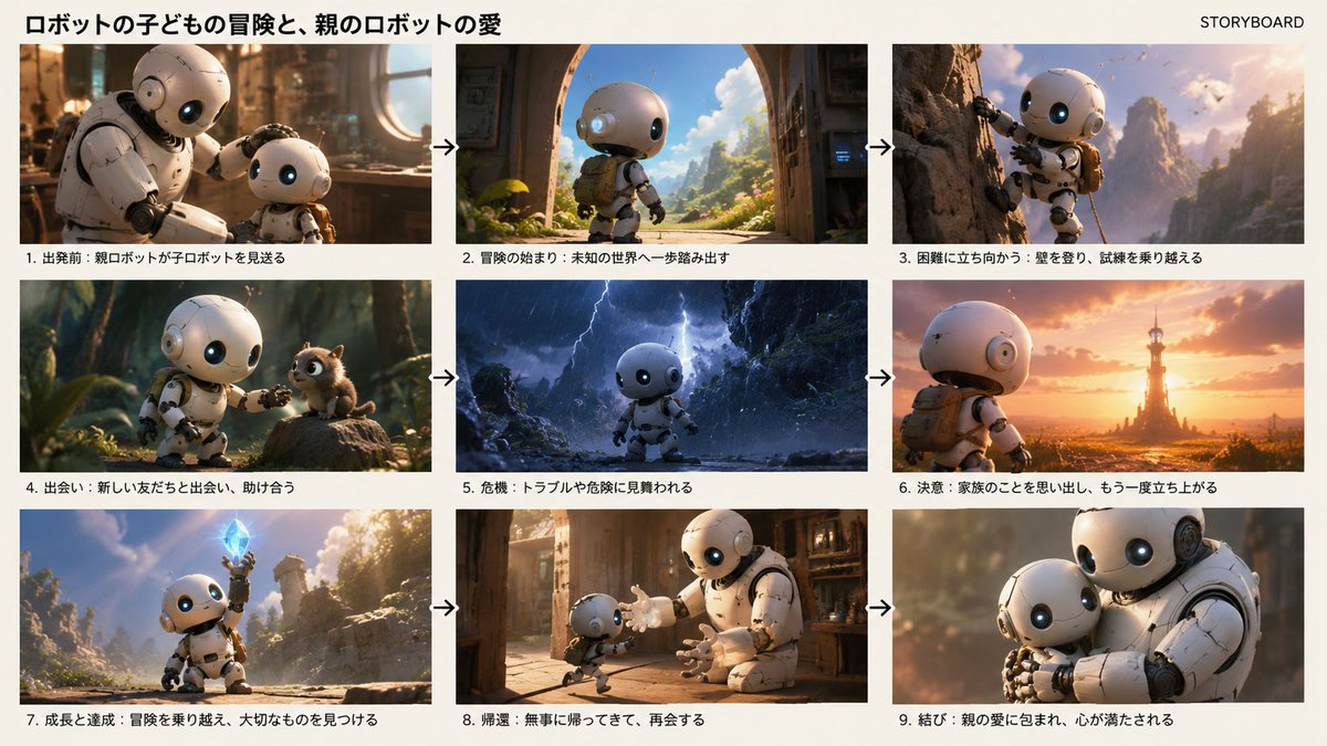 Pixar Style Robot Adventure example 2