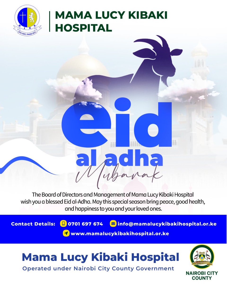 mlkhospital's tweet photo. Wishing you a blessed Eid al-Adha filled with peace, prosperity, and continued success. https://t.co/NZeINnUjhd