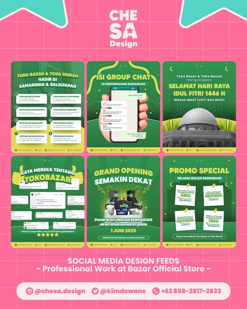 laidysaint's tweet photo. selamat siang guys! kalian lagi butuh jasa / joki / commis desain? di chesa design ( @kimdowanc ) aja! kami melayani mulai dari PPT, feeds, flyer, banner, infografis, poster, brosur, merchandise, &amp; lainnya!

order? click link bio
#zonauang #jasadesign #jokidesign https://t.co/39N3ROfC1H