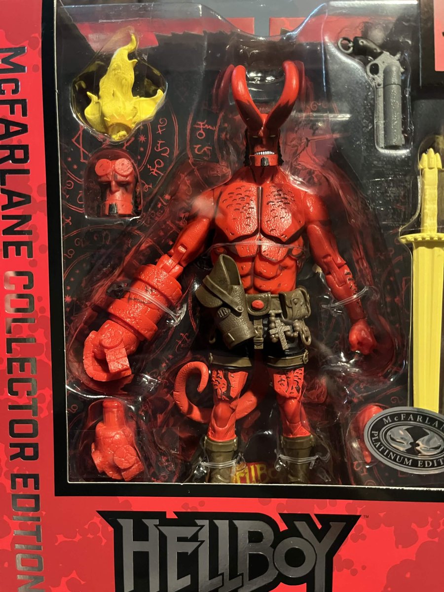 BlazerkerPack's tweet photo. Still alive, almost done with school for a while

Somehow was able to get a super rare 1 in 6 rarity variant of a Hellboy figure that you can only normally get by paying like 200 dollars for by getting a case of them

Wild https://t.co/We6ajLZw0y