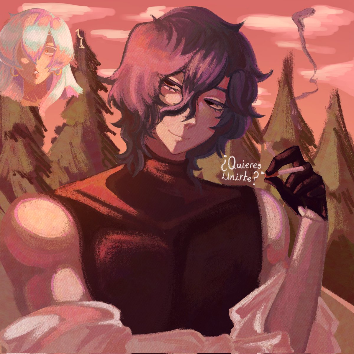 Ikkixc's tweet photo. Morí por la chamba, pero juro que volveré con más dibujos de tfc lo juro 😭

#oc https://t.co/IC7vNr2m8N