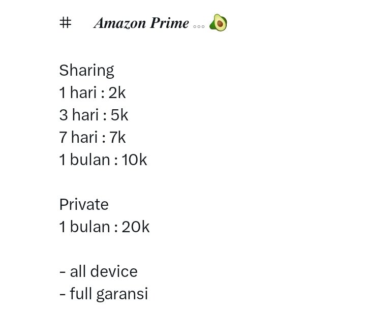 ゛akun promosi | order ke wa / @G7765O tweet media
