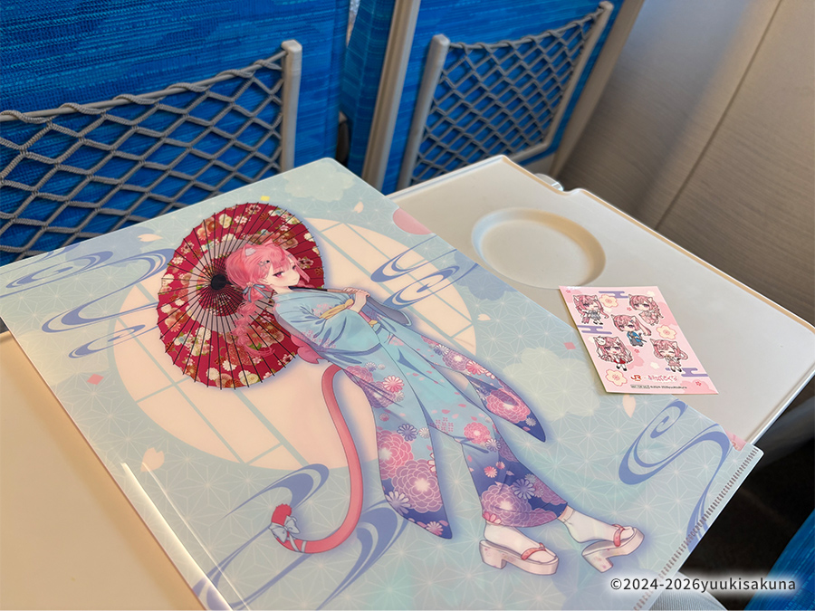 ˏˋ 🌸結城さくな × 推し旅🌸 ˊˎ˗ ／ さくたんのクリアファイル