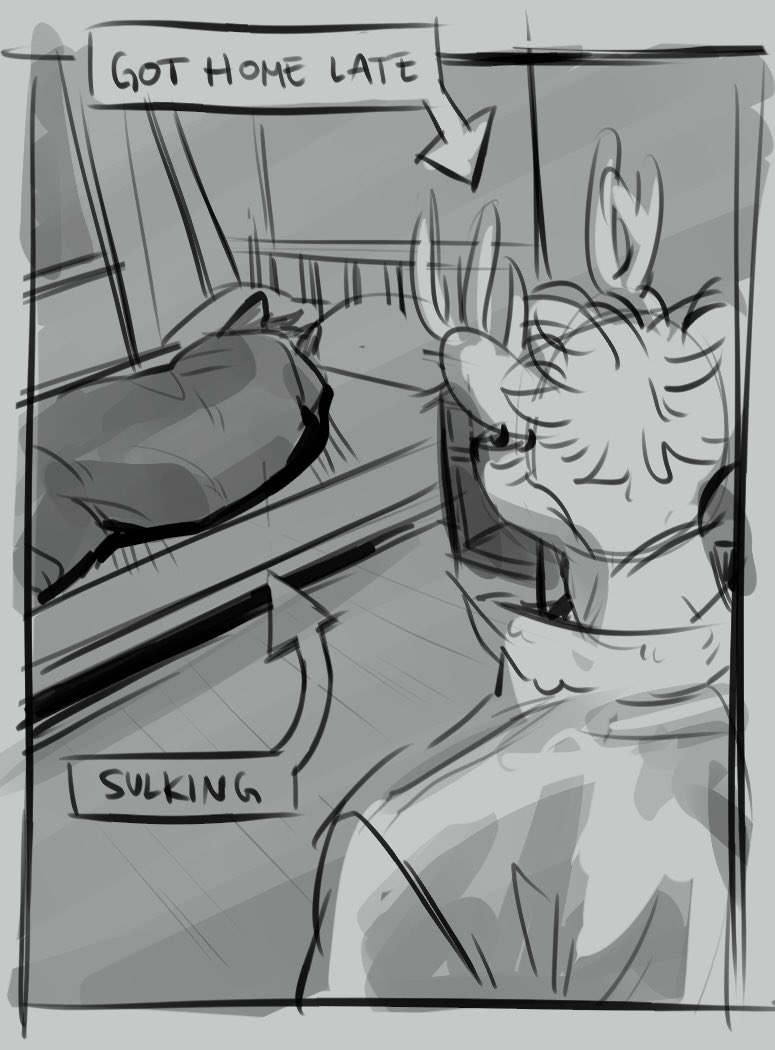 redpandeee's tweet photo. sulking #ocsketches https://t.co/R5KNu0C4vT