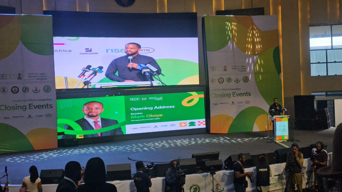 Lotanna_UG's tweet photo. (Modern &amp; Dynamic) 
Enugu buzzed with entrepreneurial energy on May 25–26, 2026, as the South East Venture Capital Programme (@SEVCP_SEDC), powered by the South East Development Commission (@SEDCgov), took place at the International Conference Centre.

Fifty top startups.. https://t.co/kbSsZ1vxW0