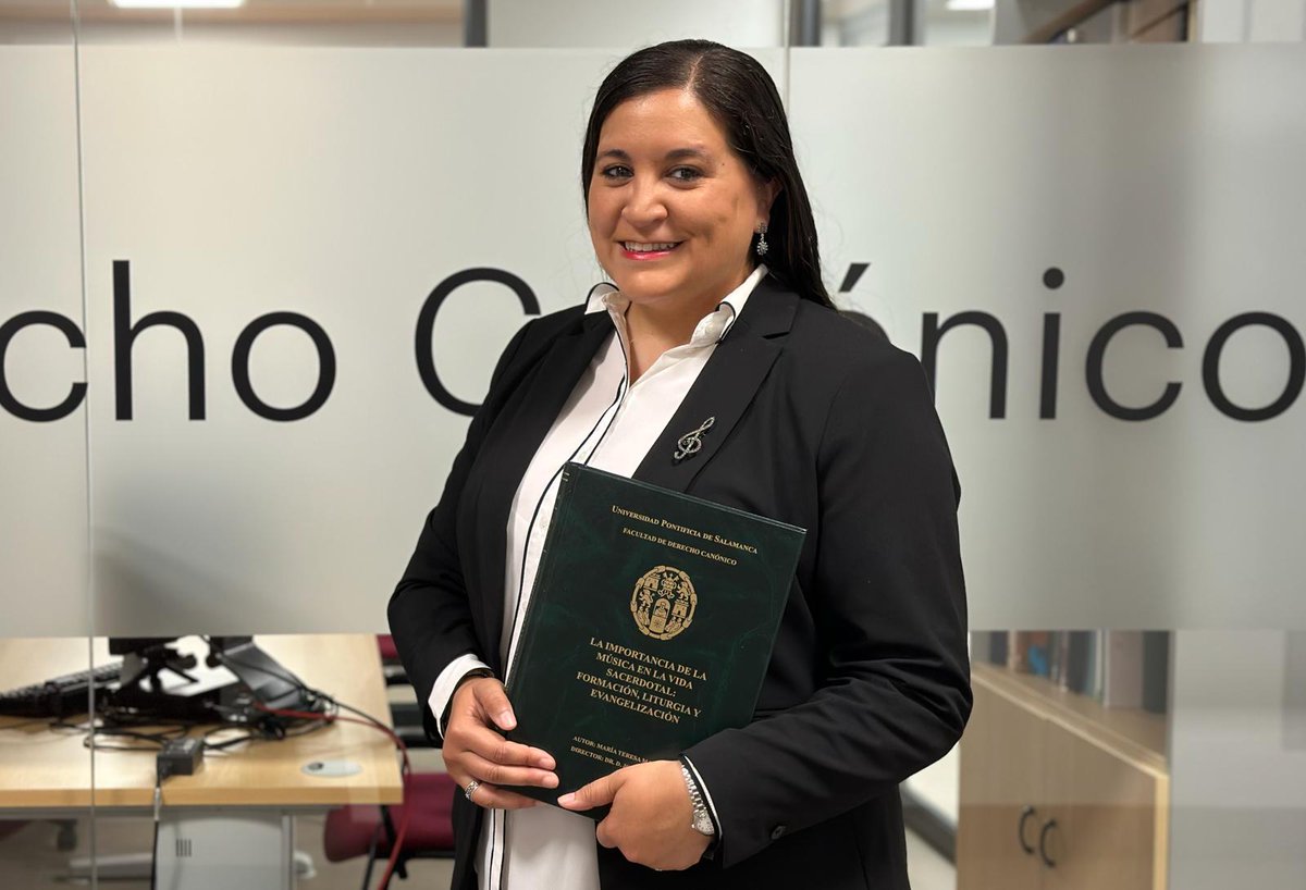 upsa's tweet photo. 🗣️ [ENTREVISTA] María Teresa Marcos Martín, doctora en Derecho #Canónico: "Estamos viviendo un momento de florecimiento en el ámbito #musical #religioso” 🎓 https://t.co/sZXKqWWnKO https://t.co/dkOQFWFC4b