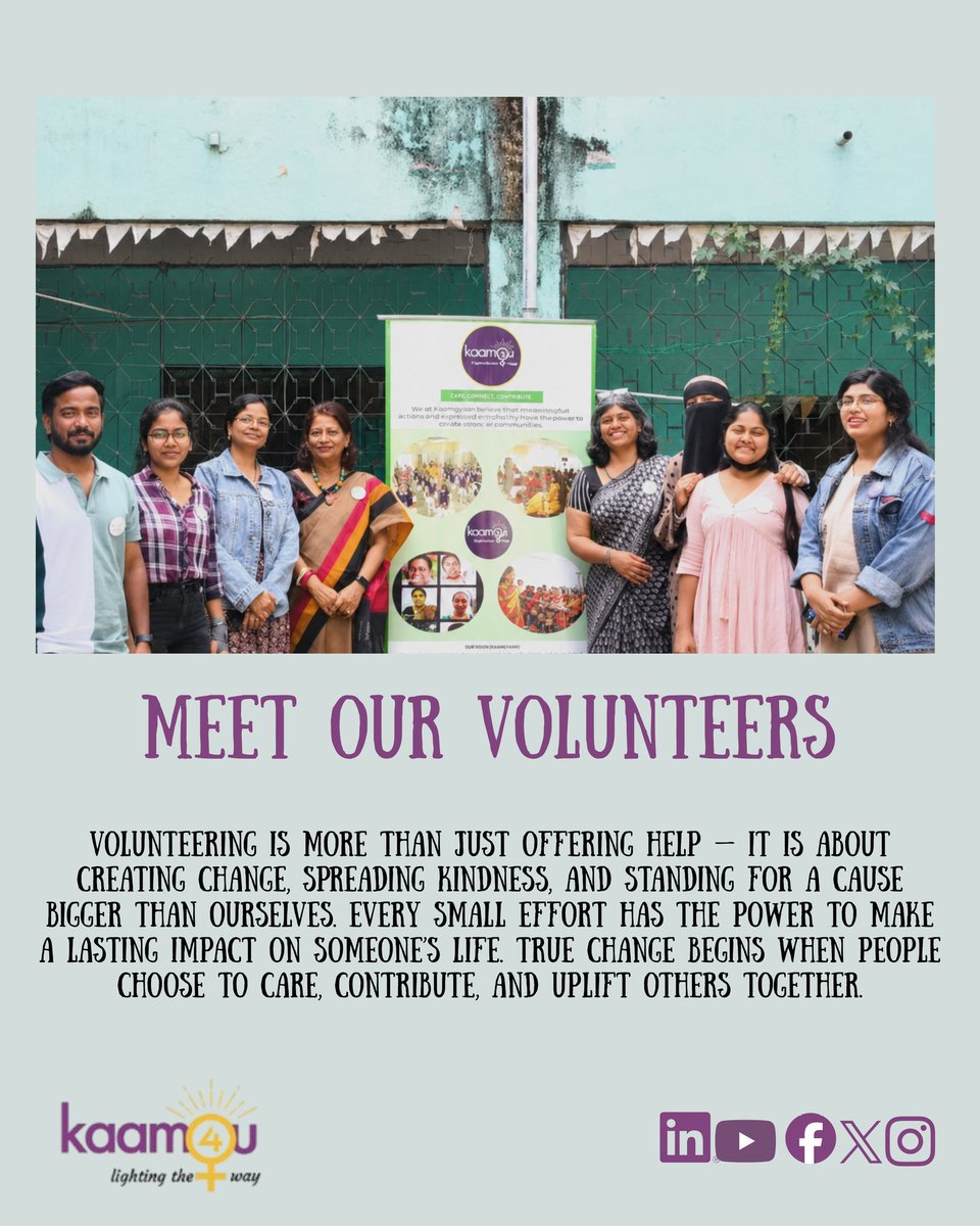 Kaam4uF's tweet photo. To the incredible volunteers who give their time, effort, and heart to create change — thank you for being the driving force behind every impact. ❤️🌍

#VolunteerAppreciationDay #Kaam4UFoundation https://t.co/ou9fbFDEKo
