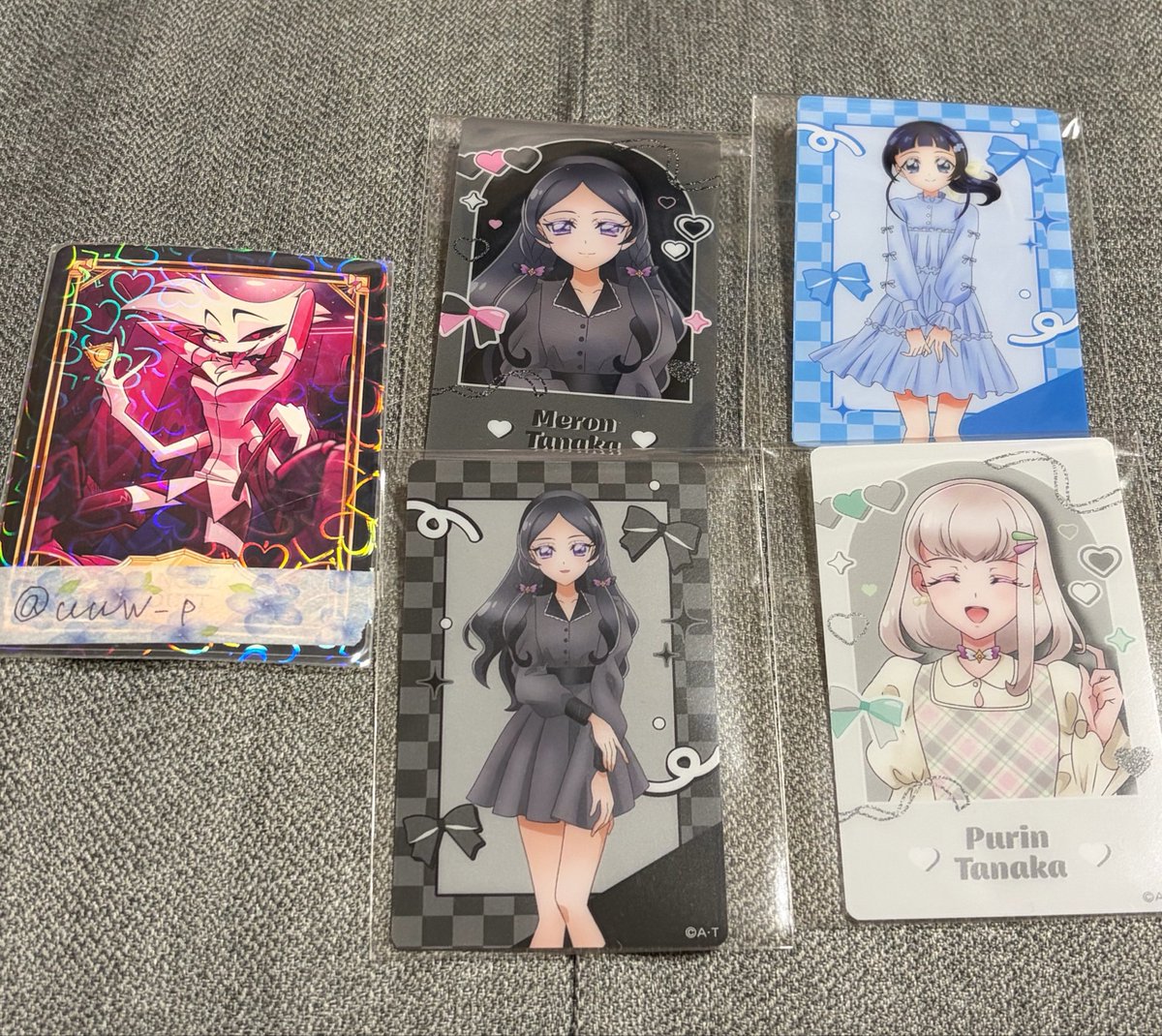 uuw_p's tweet photo. 【交換】プリティストア プリキュアオールスターズ ファッションシリーズ クリアカード ひろプリ キミプリ

譲：つばさ、える、あげは、なな、めろん、ぷりん

求：ましろ、こころ(アップ・引き各4)

郵送交換希望
まとめて交換して下さる方優先
お気軽にお声かけください https://t.co/00F6Qu1zIP